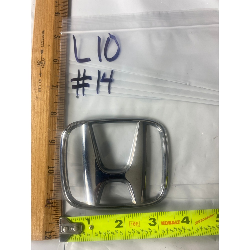Honda Chrome "H" Rear Trunk Emblem Badge